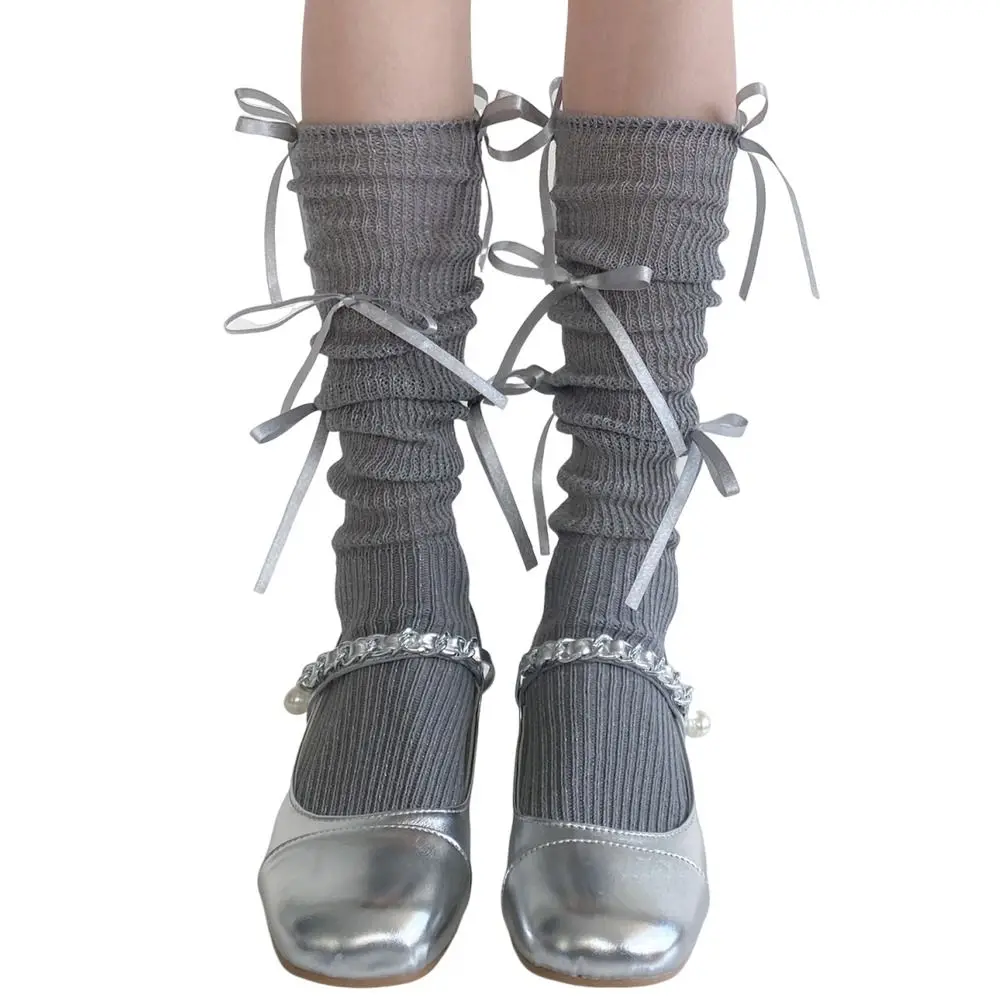 Solid Color Lolita Stockings Elastic High Tube Bow Calf Socks Cotton Multi Bowknot Decoration Heap Socks Anime Style
Solid Color Lolita Stockings Elastic High Tube Bow Calf Socks Cotton Multi Bowknot Decoration Heap Socks Anime Style