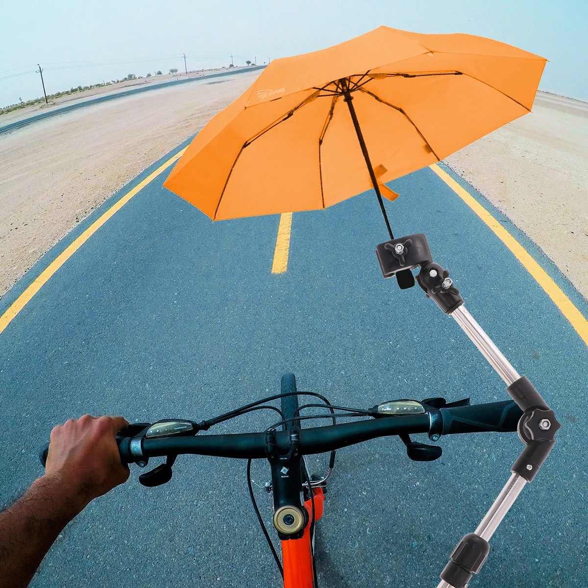 Adjustable Retractable Bicycle Umbrella Holder Folding Bracket Free Hands Safe Riding Gift U Stand Telescopic Mount for Rainy
Adjustable Retractable Bicycle Umbrella Holder Folding Bracket Free Hands Safe Riding Gift U Stand Telescopic Mount for Rainy