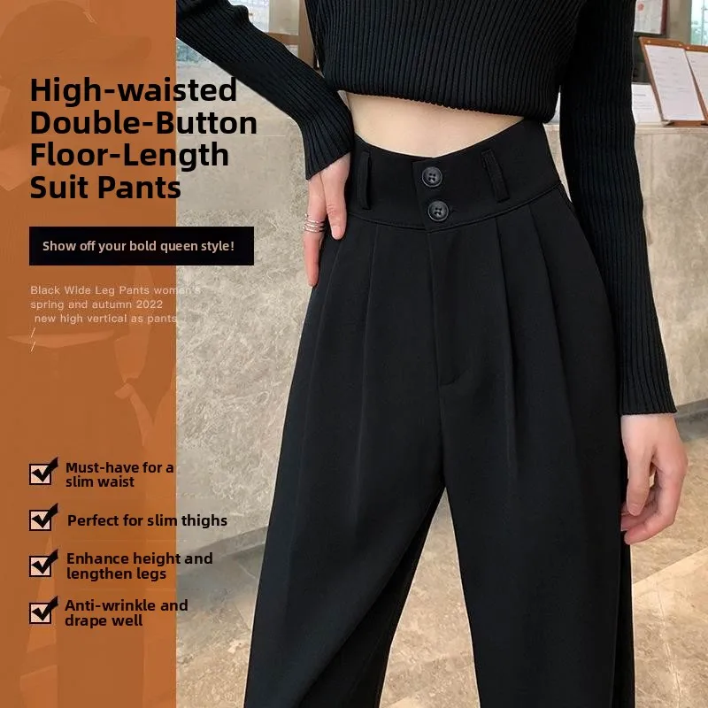 High Waist Wide Leg Pants for plus Size Women Pear Shape Body Loose Fit Long Trousers Spring Autumn Floor Length Pants
High Waist Wide Leg Pants for plus Size Women Pear Shape Body Loose Fit Long Trousers Spring Autumn Floor Length Pants