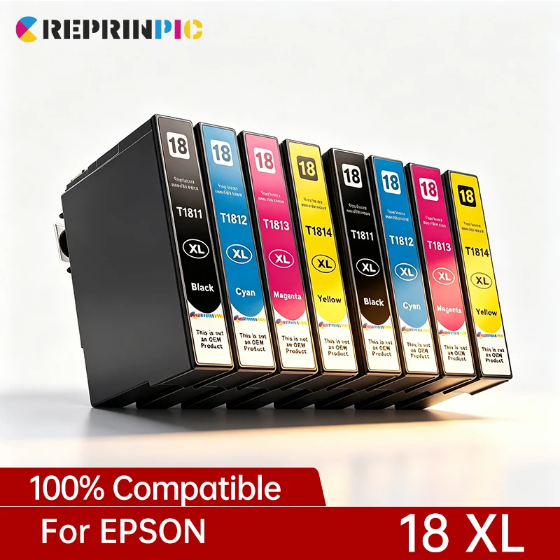 T1811 XL Ink Cartridges For EPSON T 18XL 1811 T1814 Cpmpatible XP-215 XP-315 XP-415 XP-212 XP-33 XP-225 322 325 422 Printer
T1811 XL Ink Cartridges For EPSON T 18XL 1811 T1814 Cpmpatible XP-215 XP-315 XP-415 XP-212 XP-33 XP-225 322 325 422 Printer