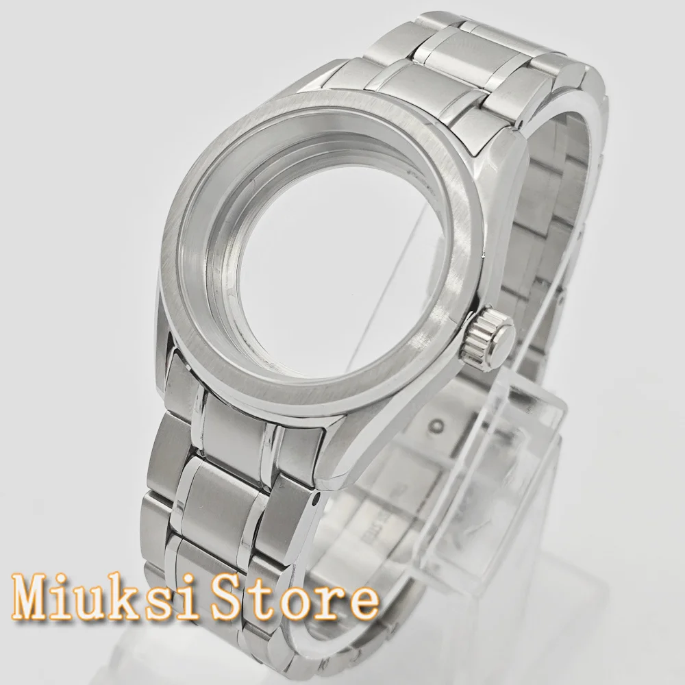 NH35 Watch Case 38mm Silver Stainless Steel Sapphire Crystal Watch Case Fit NH34 NH35 ETA2824 PT5000 Miyota82 DG Movement
NH35 Watch Case 38mm Silver Stainless Steel Sapphire Crystal Watch Case Fit NH34 NH35 ETA2824 PT5000 Miyota82 DG Movement