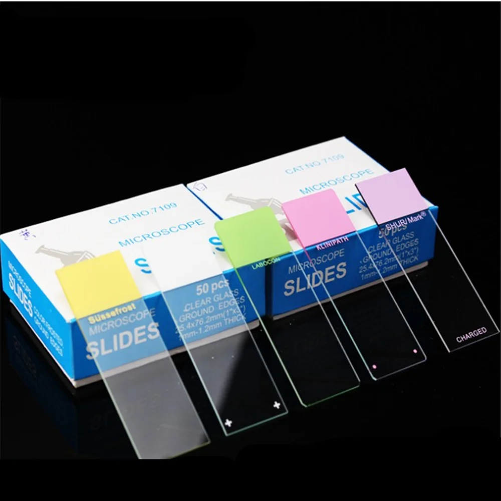Microscope Slides 7109,1"X3"(25.4X76.2),Thickness is 1-1.2MM,50PCS,Lab Glass ;Can be Written
Microscope Slides 7109,1"X3"(25.4X76.2),Thickness is 1-1.2MM,50PCS,Lab Glass ;Can be Written