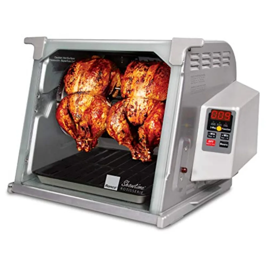 Digital Rotisserie Oven, Platinum Digital Design, Large Capacity 12lbs Countertop Oven, Multi-Purpose Basket for Versatile Cook
Digital Rotisserie Oven, Platinum Digital Design, Large Capacity 12lbs Countertop Oven, Multi-Purpose Basket for Versatile Cook