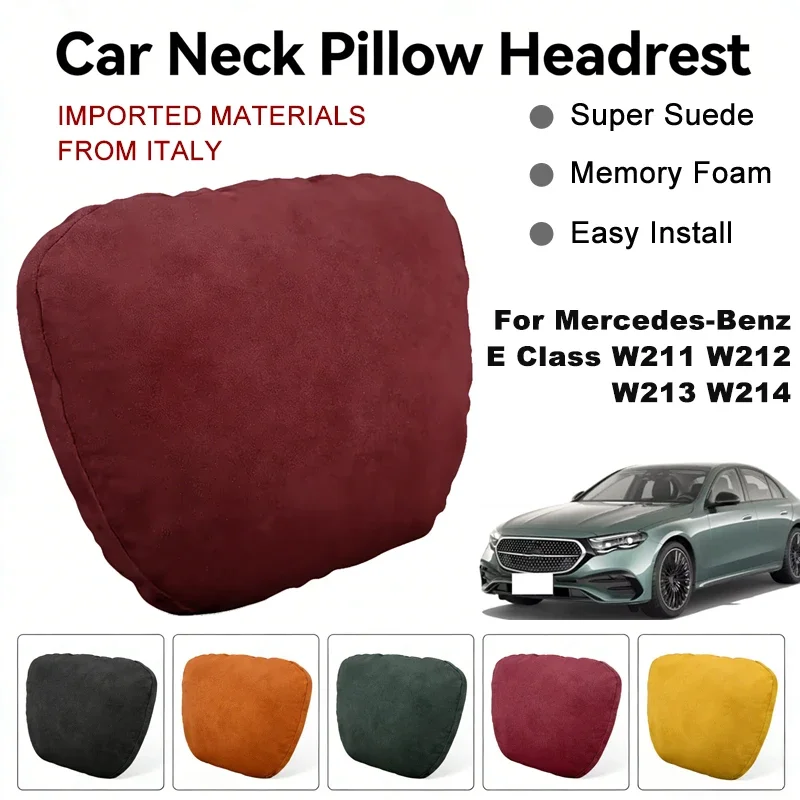 Italy Suede Car Neck Rest Pillow For Benz E Class W211 W212 W213 W214 Seat Head Neck Support Cushion Auto Interior Accessories
Italy Suede Car Neck Rest Pillow For Benz E Class W211 W212 W213 W214 Seat Head Neck Support Cushion Auto Interior Accessories