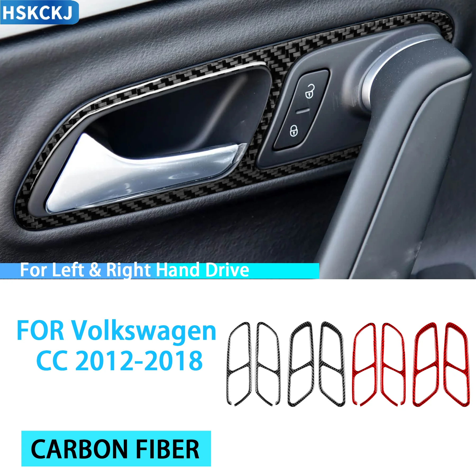 FOR Volkswagen CC 2012-2018 Car Carbon Fiber Stickers Door Handles Door Locks Button Switches Panels Interior Accessories
FOR Volkswagen CC 2012-2018 Car Carbon Fiber Stickers Door Handles Door Locks Button Switches Panels Interior Accessories