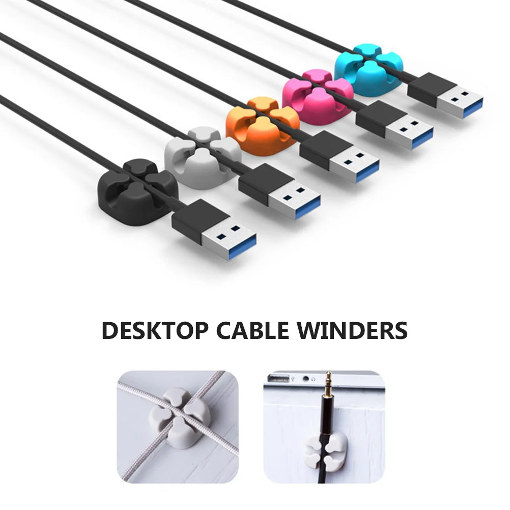 10 pcs Cable Organizer Strong Adhesive Cord Holder Clip Wire Management Tool Desktop Cable Winders Silica Gel Durable Easy
10 pcs Cable Organizer Strong Adhesive Cord Holder Clip Wire Management Tool Desktop Cable Winders Silica Gel Durable Easy