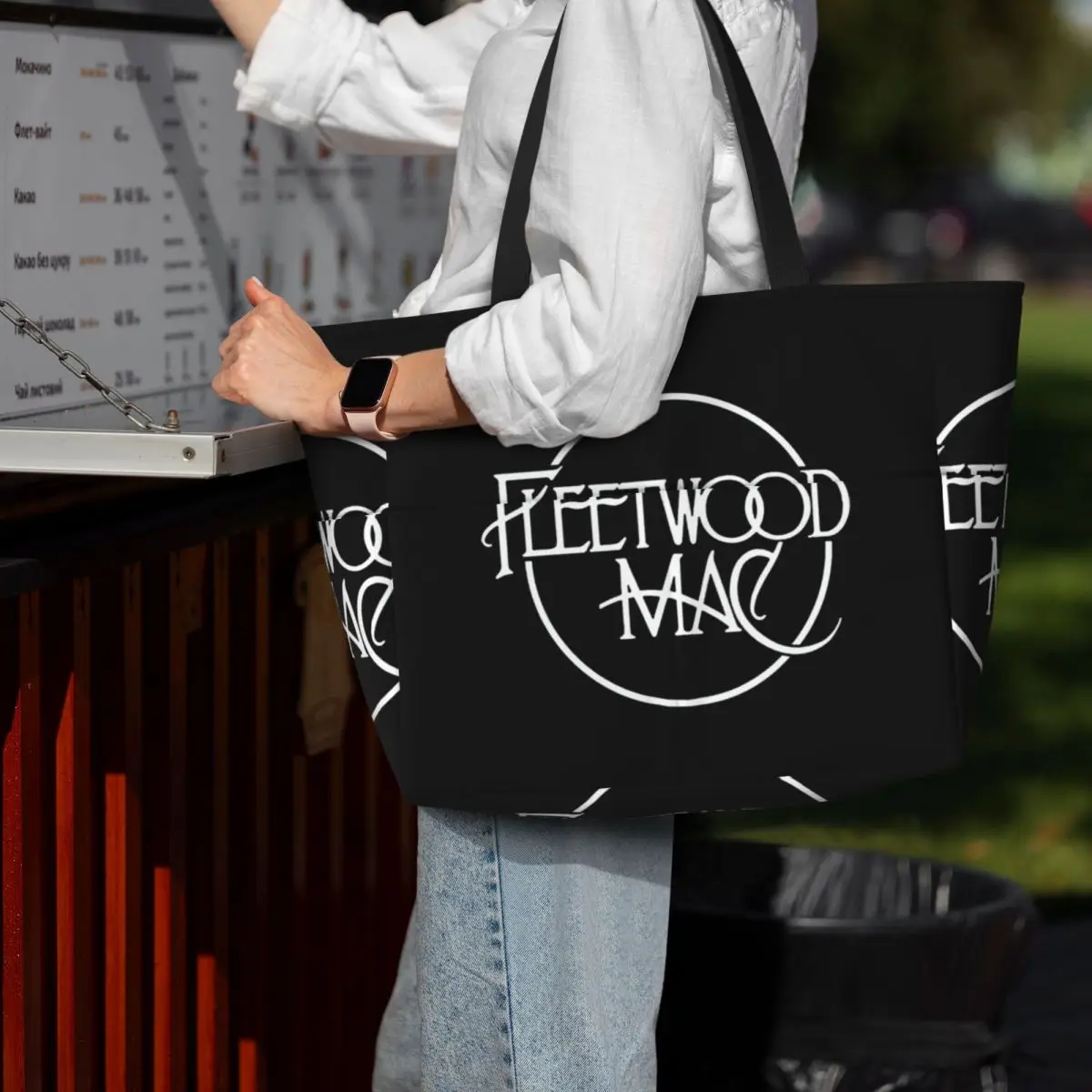 Classic Logo Fleetwood Mac Beach Tote Bag Sport Gym Yoga Duffle Large Tote Bag Women Travel Bag Fitness bag
Classic Logo Fleetwood Mac Beach Tote Bag Sport Gym Yoga Duffle Large Tote Bag Women Travel Bag Fitness bag