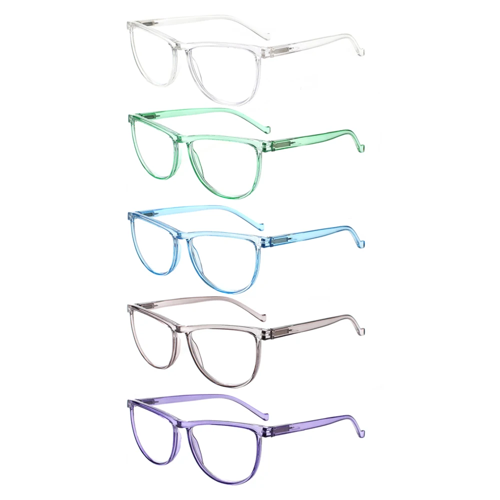 CLASAGA Stylish Clear Frame Reading Glasses Ultra Lightweight Classic Round Design Spring Hinge Prescription Glasses
CLASAGA Stylish Clear Frame Reading Glasses Ultra Lightweight Classic Round Design Spring Hinge Prescription Glasses