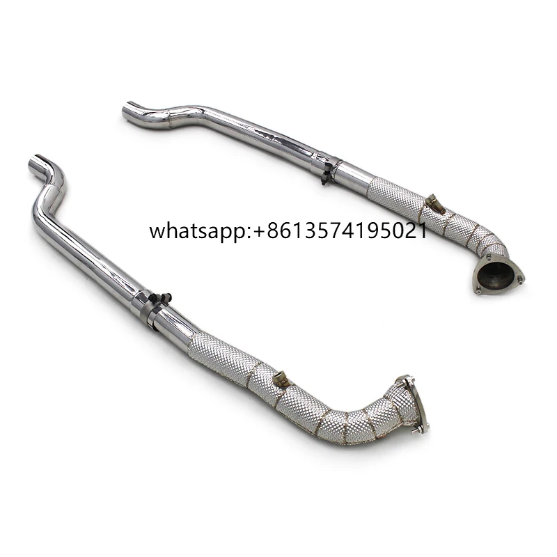 OEM Free Flow Downpipe for Maserati Gran Turismo/GT 4.2/4.7 2008-2023 Stainless Heat Sport Car Shield Exhaust Pipe System Header
OEM Free Flow Downpipe for Maserati Gran Turismo/GT 4.2/4.7 2008-2023 Stainless Heat Sport Car Shield Exhaust Pipe System Header