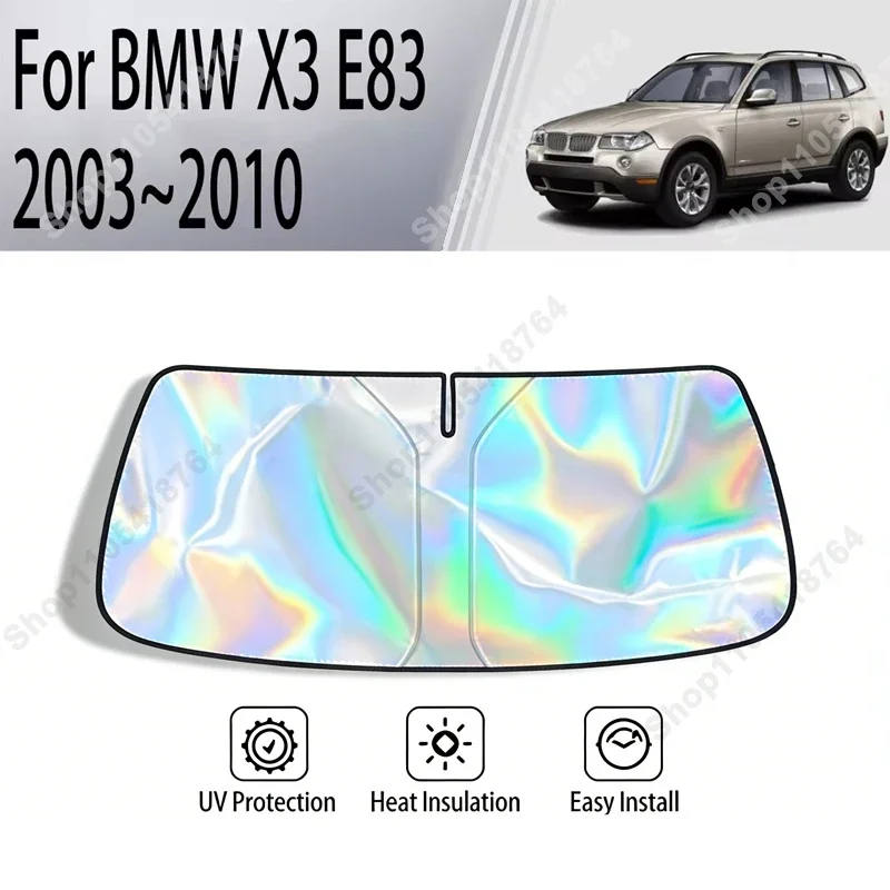For BMW X3 E83 2003-2010 Sunshade Cover Car Windshield SunShades Sun UV Protector Cover Car Front Windscreen Cover
For BMW X3 E83 2003-2010 Sunshade Cover Car Windshield SunShades Sun UV Protector Cover Car Front Windscreen Cover