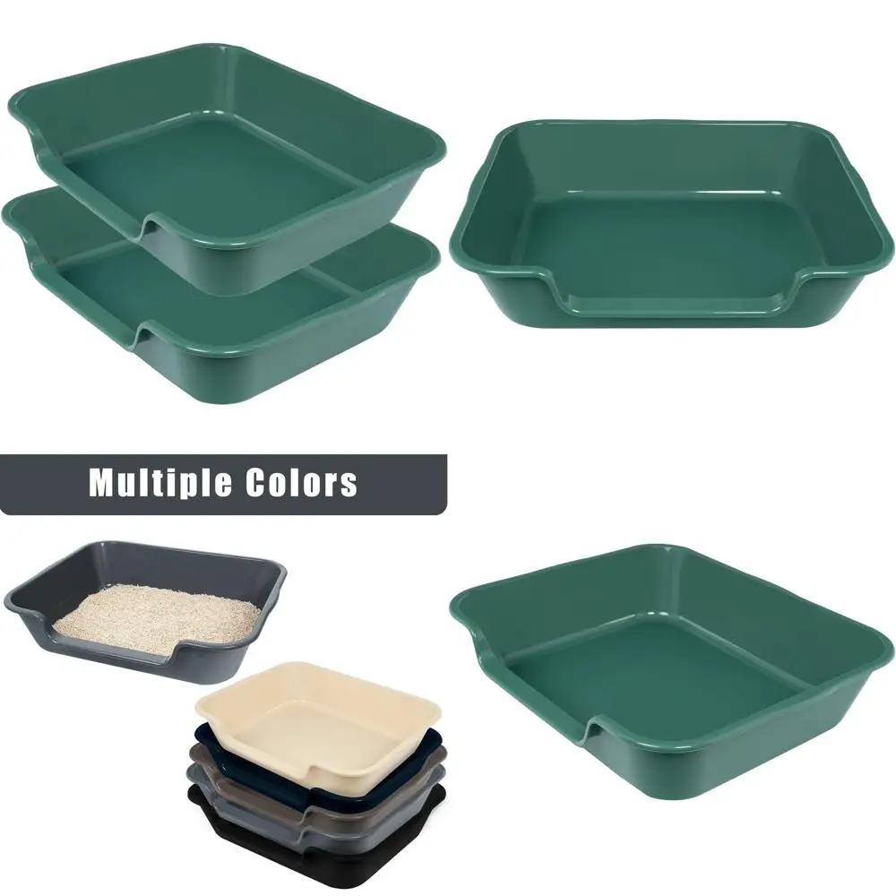 Очень большой лоток для кошек из АБС-пластика для пожилых кошек, с низким входом, гигантский туалетный лоток для домашних животных (зеленый, 24 x 20)
Очень большой лоток для кошек из АБС-пластика для пожилых кошек, с низким входом, гигантский туалетный лоток для домашних животных (зеленый, 24 x 20)