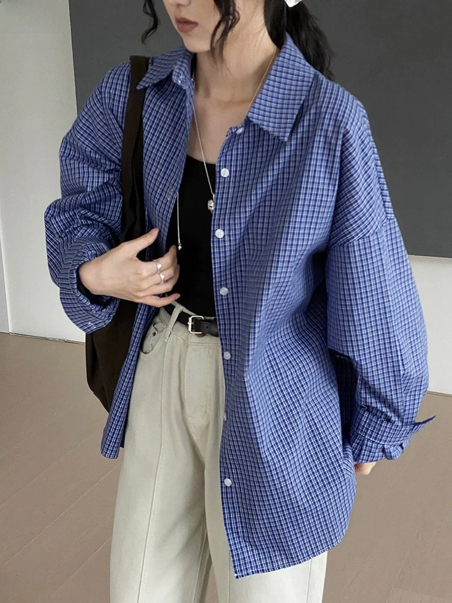 plus Size Women's Shirt 300 Pounds Lazy Style Loose Long Sleeve Plaid Casual Top for Autumn Korean Version And Pear Bod...
plus Size Women's Shirt 300 Pounds Lazy Style Loose Long Sleeve Plaid Casual Top for Autumn Korean Version And Pear Bod...