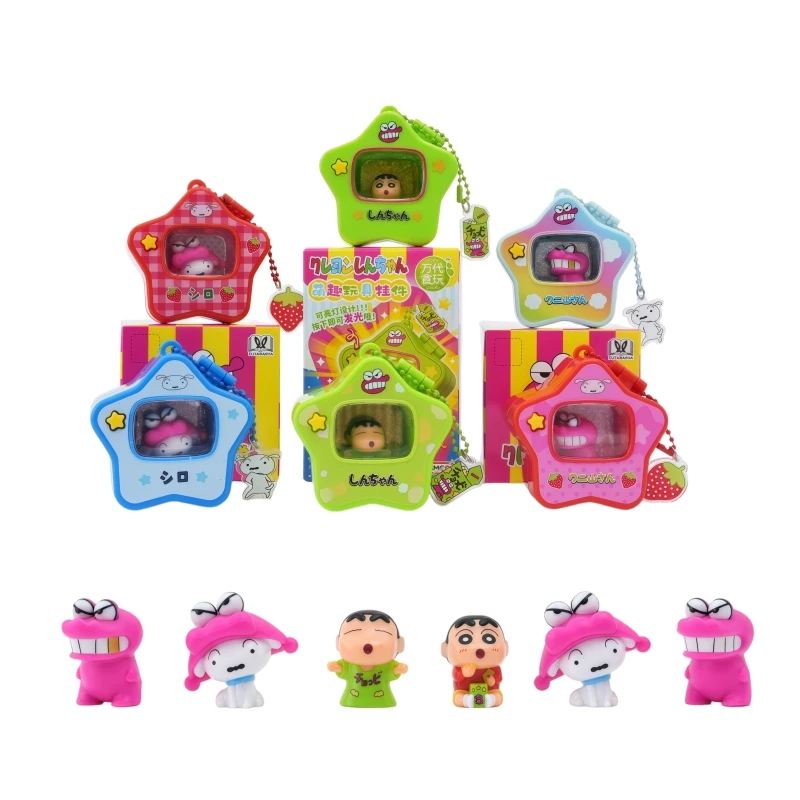6 Styles Crayon Shin Chan Mini Glowing Decorative Toys Nohara Shinnosuke Series Blind Box Action Figure Doll Toys Gifts
6 Styles Crayon Shin Chan Mini Glowing Decorative Toys Nohara Shinnosuke Series Blind Box Action Figure Doll Toys Gifts