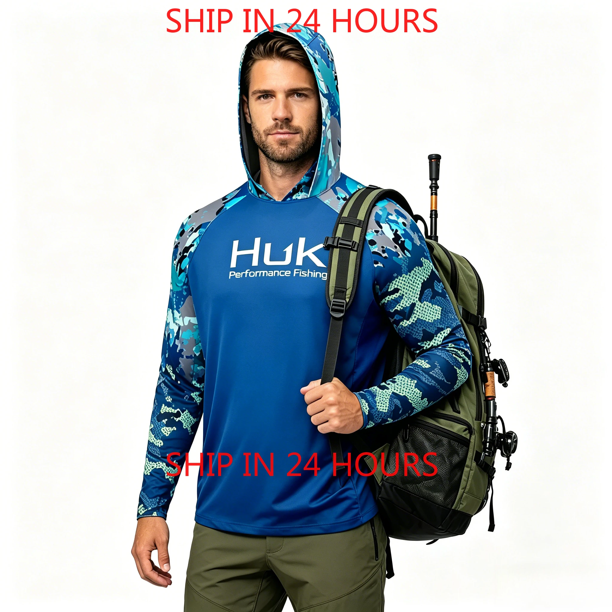 Xin Men‘s Long Sleeve UV Protection Fishing Shirt Hoodie Anti Mosquito Quick Dry Sun Protection Top Outdoor Clothes UPF 50+
Xin Men‘s Long Sleeve UV Protection Fishing Shirt Hoodie Anti Mosquito Quick Dry Sun Protection Top Outdoor Clothes UPF 50+
