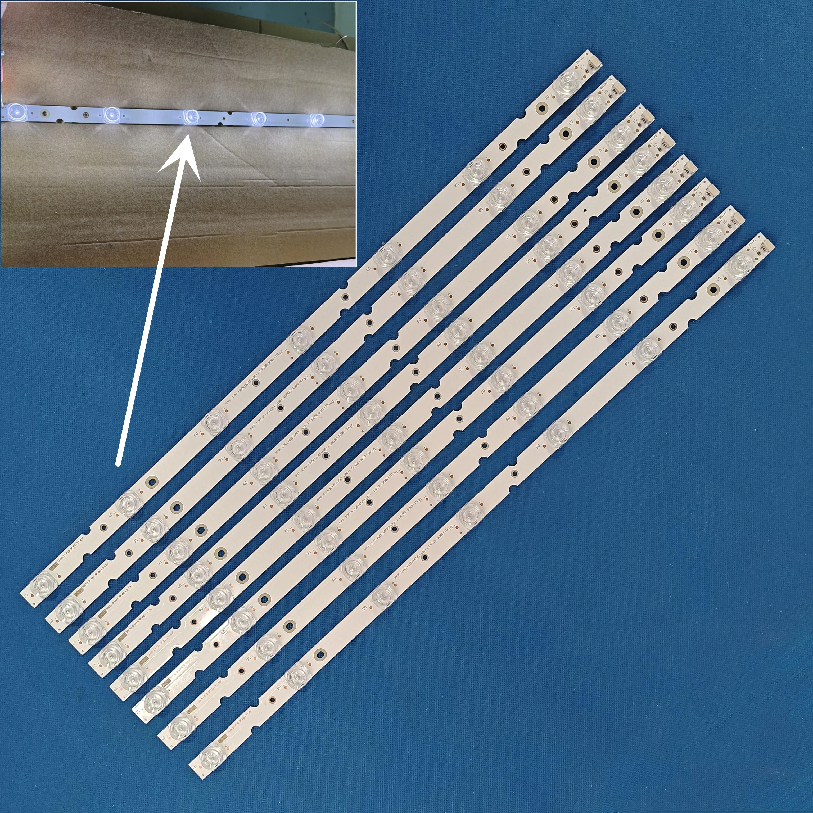 Светодиодная подсветка TCL-55D8-3030F2 YHE-4C-LB5507-YH10J 1-8X7-LX20190404 для LVU550NEBL 55S525 55D8 55EP683 55EP684 65EP685
Светодиодная подсветка TCL-55D8-3030F2 YHE-4C-LB5507-YH10J 1-8X7-LX20190404 для LVU550NEBL 55S525 55D8 55EP683 55EP684 65EP685