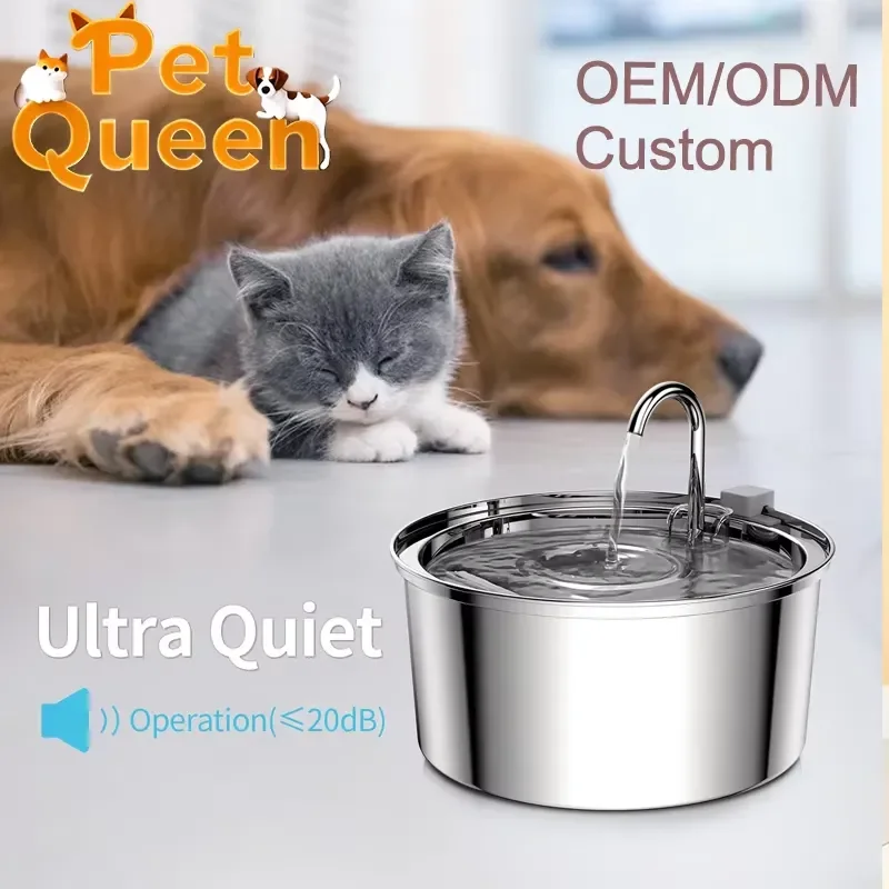 Automatic Pet Water Dispenser for Cats and Dogs Stainless Steel Faucet Drinking Feeder Factory Direct Sales
Automatic Pet Water Dispenser for Cats and Dogs Stainless Steel Faucet Drinking Feeder Factory Direct Sales