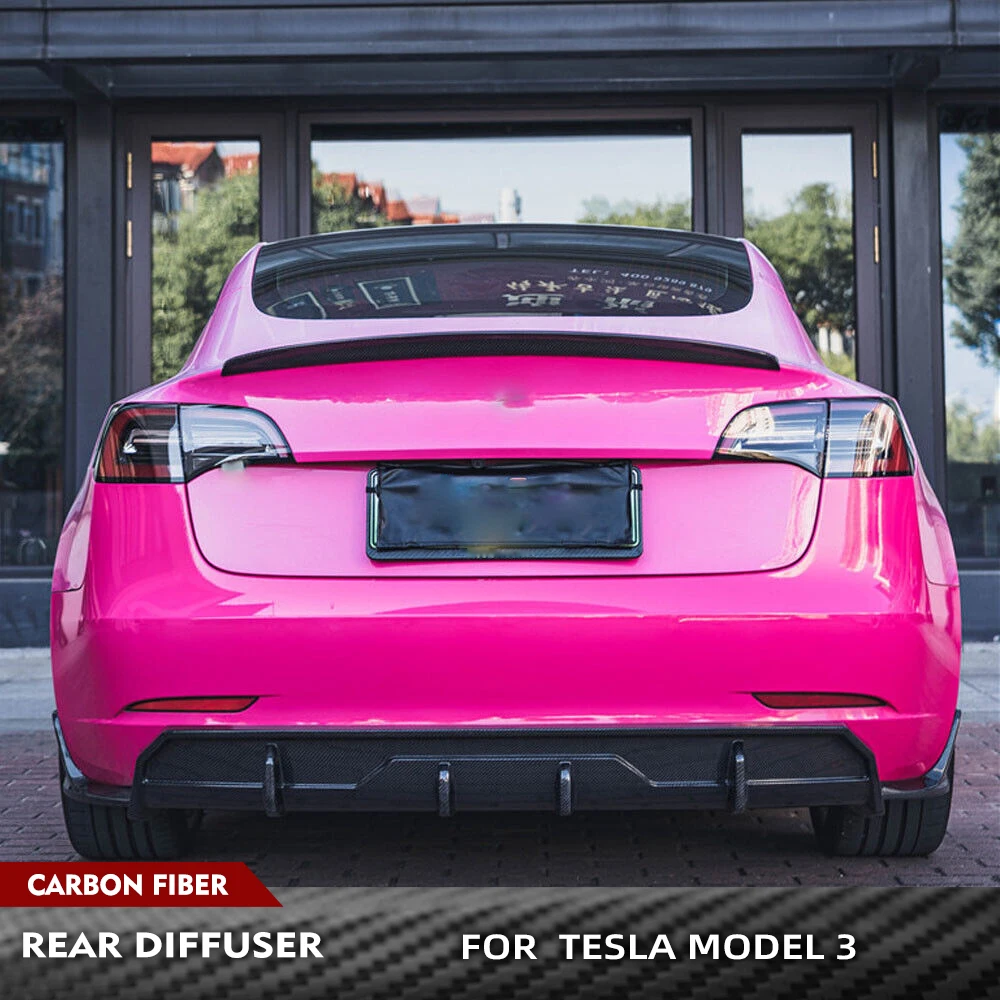 Задний бампер автомобиля, диффузор, спойлер для Tesla Model 3 2016-2023, автомобильный задний бампер из углеродного волокна, комплекты задней гоночной кузова
Задний бампер автомобиля, диффузор, спойлер для Tesla Model 3 2016-2023, автомобильный задний бампер из углеродного волокна, комплекты задней гоночной кузова