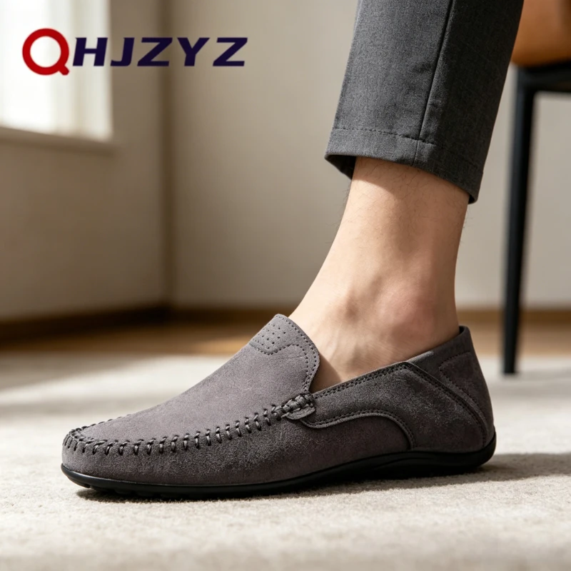 Genuine Leather Mens Loafers Moccasins Shoes Designer Men Casual Handmade Formal Slip on Male Boat Shoes Zapatillas Hombre 2026
Genuine Leather Mens Loafers Moccasins Shoes Designer Men Casual Handmade Formal Slip on Male Boat Shoes Zapatillas Hombre 2026