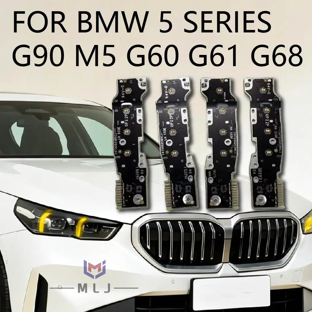 Yellow White Angel Eye DRL LED Board Turn Signal Chip For BMW 5 Series G60 G61 G68 G90 2024+ Headlamp Spare Parts
Yellow White Angel Eye DRL LED Board Turn Signal Chip For BMW 5 Series G60 G61 G68 G90 2024+ Headlamp Spare Parts
