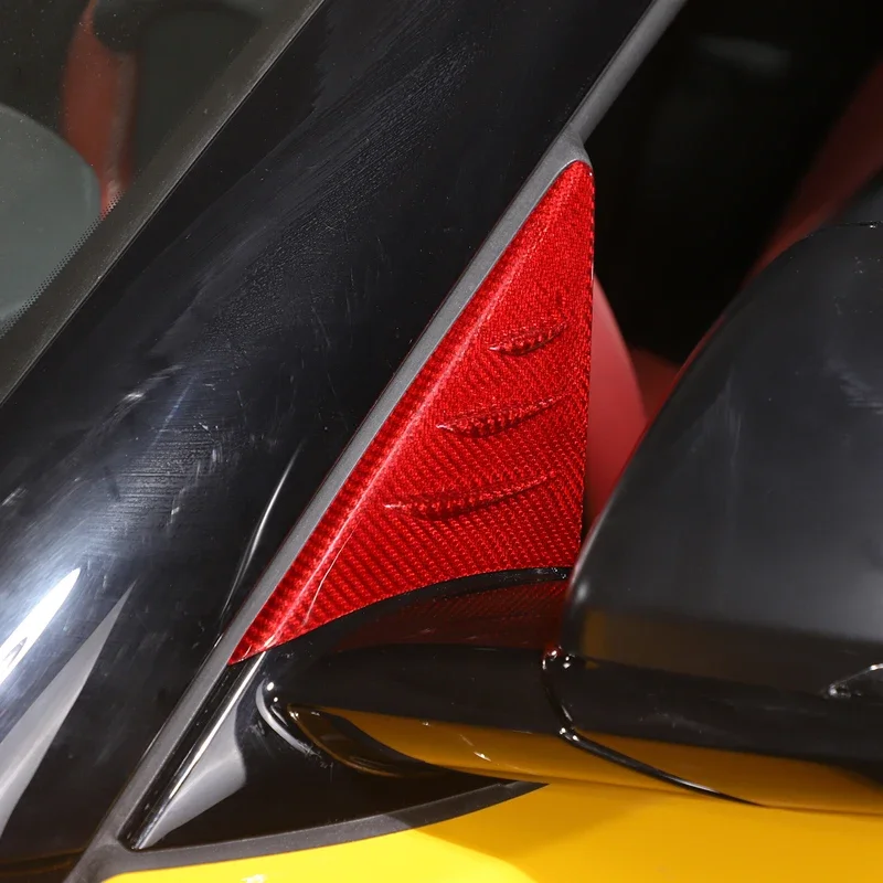 For 2019-22 Toyota GR Supra A90 real carbon fiber car styling rearview mirror side triangle decorative plate sticker auto parts
For 2019-22 Toyota GR Supra A90 real carbon fiber car styling rearview mirror side triangle decorative plate sticker auto parts