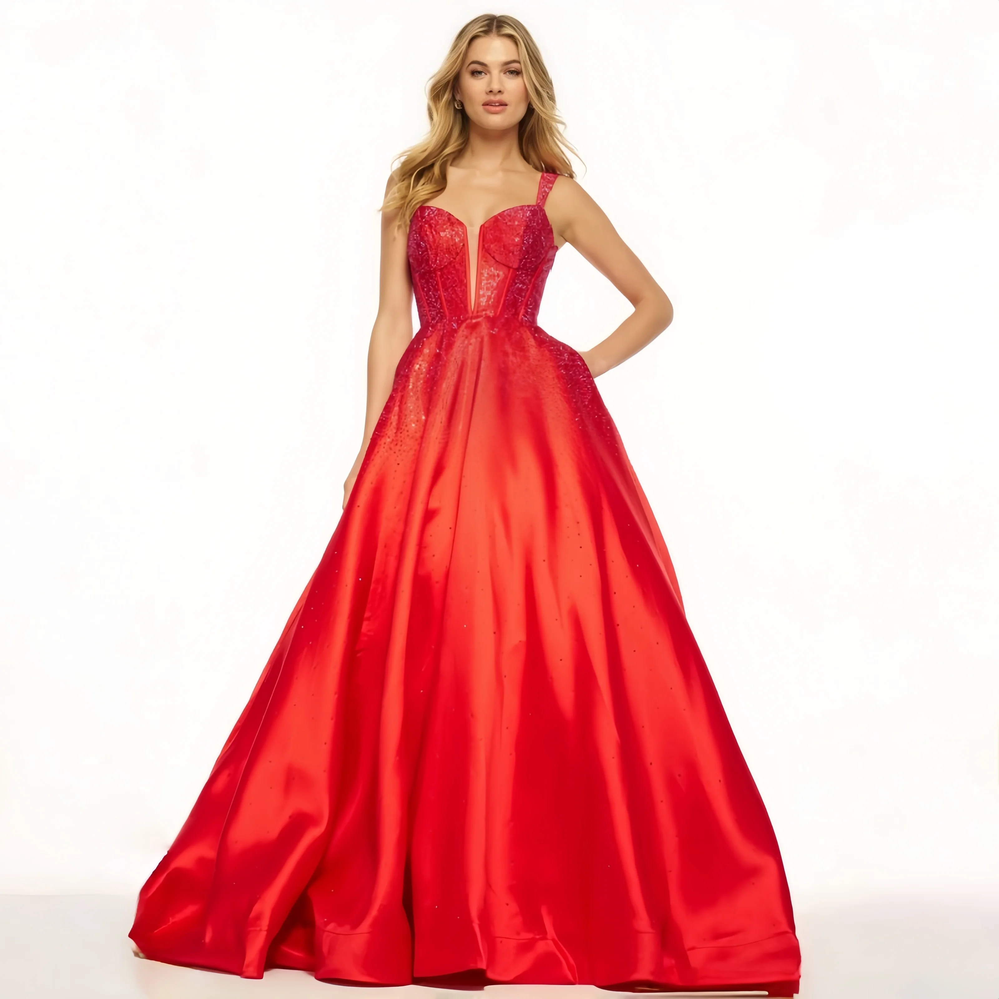 2026 Luxury Satin Rhinestone Prom Dress Women's Formal Evening Gown Prom Evening Party Quinceanera Wedding Guest Birthday Custom
2026 Luxury Satin Rhinestone Prom Dress Women's Formal Evening Gown Prom Evening Party Quinceanera Wedding Guest Birthday Custom