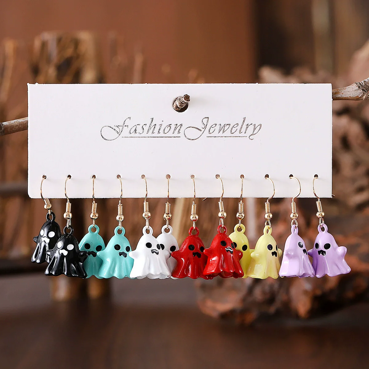 New Halloween Earrings Gothic Ghost 3D Metal Pendant Earrings Halloween Party Decoration Gift
New Halloween Earrings Gothic Ghost 3D Metal Pendant Earrings Halloween Party Decoration Gift
