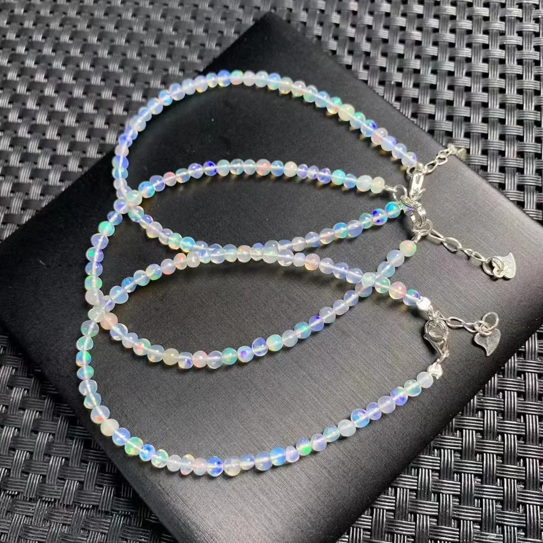 1 Pc Fengbaowu Natural Colorful Opal Bracelet Round Beads 925 Sterling Silver Chain Fashion Jewelry Gift For Women
1 Pc Fengbaowu Natural Colorful Opal Bracelet Round Beads 925 Sterling Silver Chain Fashion Jewelry Gift For Women
