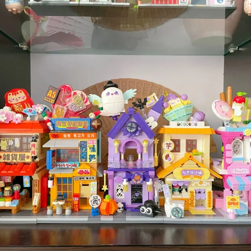 keeppley Colorful Street Scene Halloween Themed Korean Style BBQ Shop Model Toy Blocks Gift For Children Indoor Play Room Decor
keeppley Colorful Street Scene Halloween Themed Korean Style BBQ Shop Model Toy Blocks Gift For Children Indoor Play Room Decor