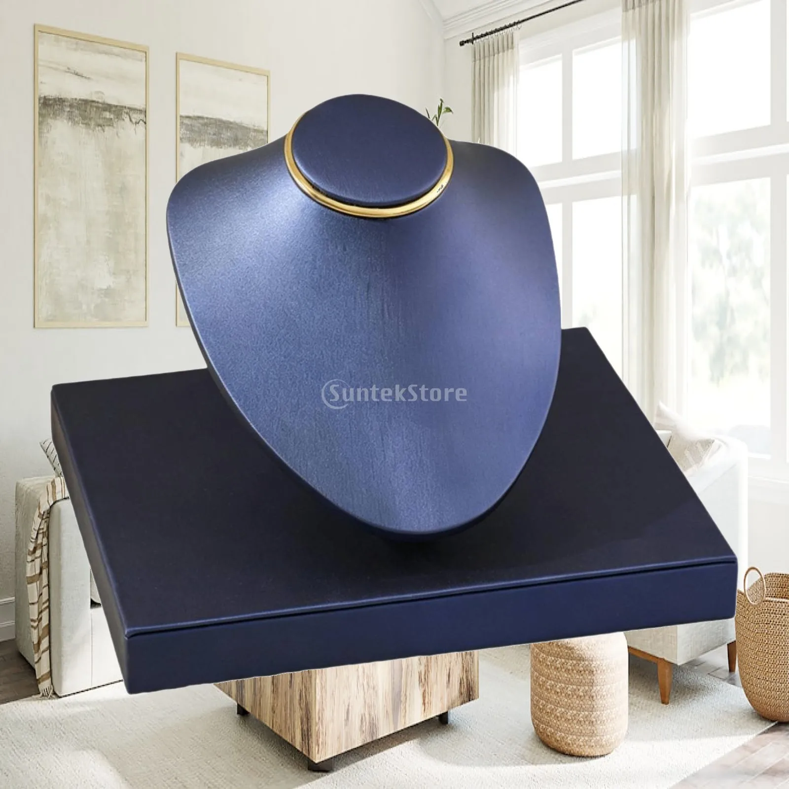 Elegant Necklace Display Stand for Jewelry Storage Organizer PU Leather Bust Model for Vendor Showcase Shop
Elegant Necklace Display Stand for Jewelry Storage Organizer PU Leather Bust Model for Vendor Showcase Shop