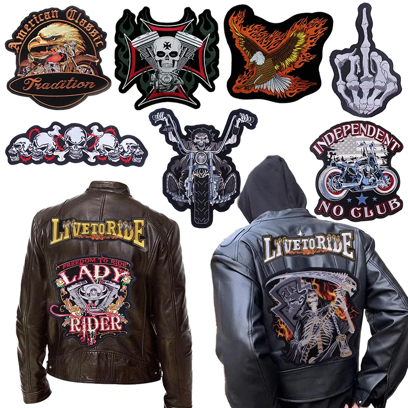 LIVE TO RIDE Large Punk Hip Hop Motorcycle Club Embroidered Patch Iron On Patch for Leather Vest Denim Jacket Edgy Biker Badge
LIVE TO RIDE Large Punk Hip Hop Motorcycle Club Embroidered Patch Iron On Patch for Leather Vest Denim Jacket Edgy Biker Badge