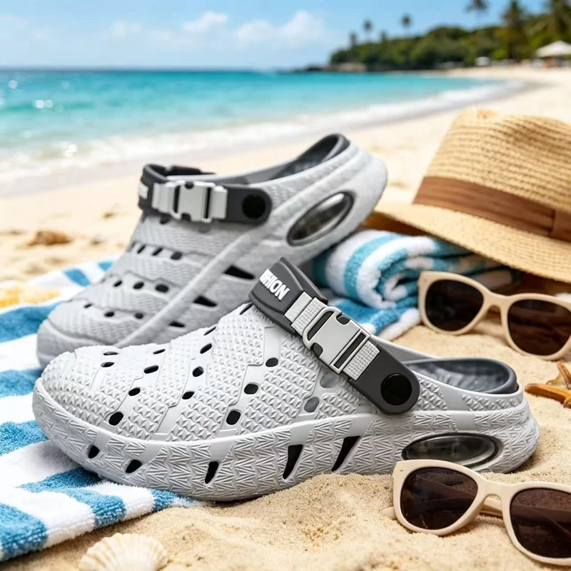 Men's Air Cushion Clogs Non-slip Breathable Casual Sandals For Summer Beach
Men's Air Cushion Clogs Non-slip Breathable Casual Sandals For Summer Beach