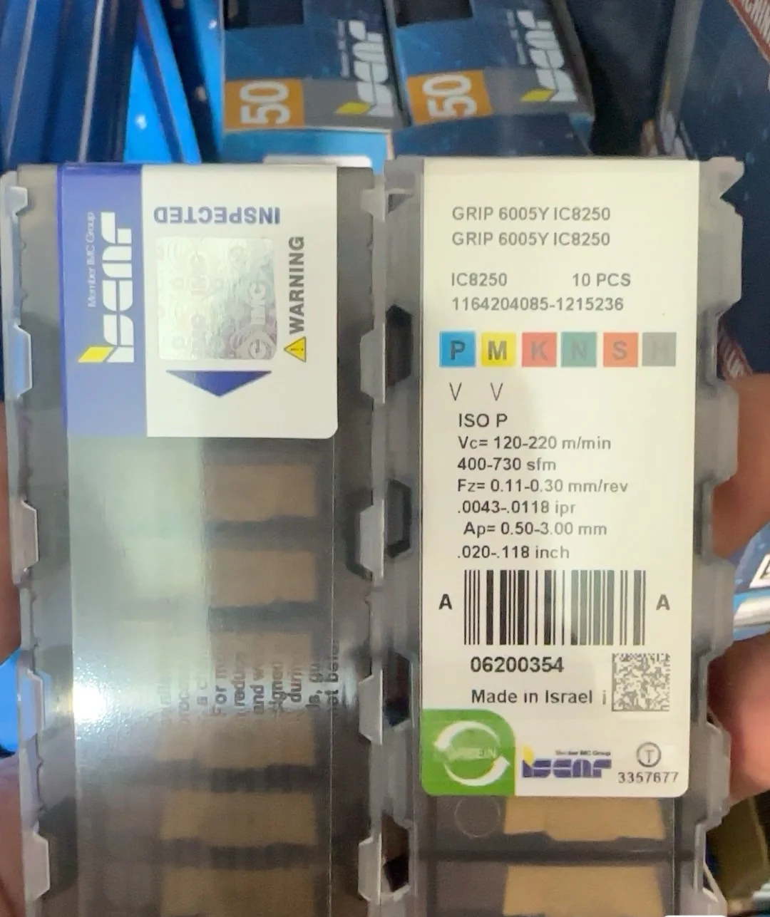 Hard alloy cutting blades GRIP 6005Y IC8250
Hard alloy cutting blades GRIP 6005Y IC8250