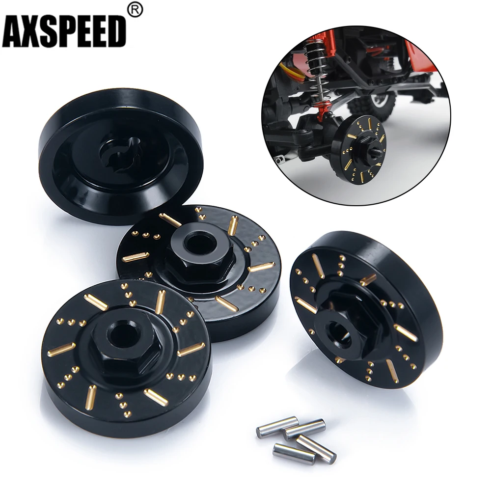 Комбинезон AXSPEED 4 шт./компл., латунный противовес с черным покрытием, сверхпрочные колесные втулки, комбайнер для 1/24 SCX24 RC, детали для гусеничных машин
Комбинезон AXSPEED 4 шт./компл., латунный противовес с черным покрытием, сверхпрочные колесные втулки, комбайнер для 1/24 SCX24 RC, детали для гусеничных машин