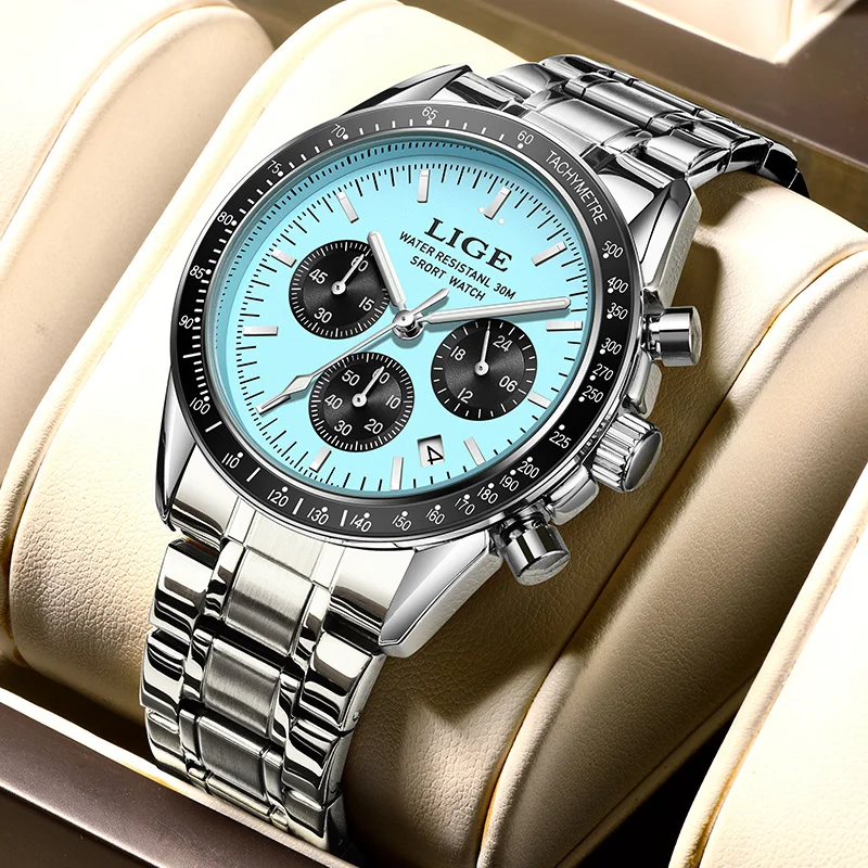 Мужские часы LIGE 2026, модные, роскошные, водонепроницаемые, с люминесцентным циферблатом, кварцевые, с браслетом из нержавеющей стали, в коробке.
Мужские часы LIGE 2026, модные, роскошные, водонепроницаемые, с люминесцентным циферблатом, кварцевые, с браслетом из нержавеющей стали, в коробке.