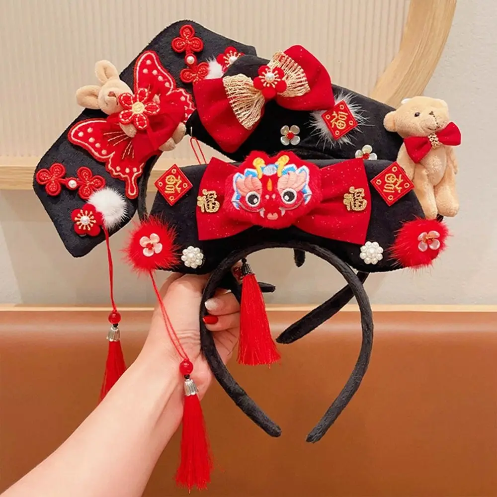 Flower Chinese Style Headwear Snake Year Tassel Ancient Style Gege Headband Royal Court Headdress Antique Hair Band
Flower Chinese Style Headwear Snake Year Tassel Ancient Style Gege Headband Royal Court Headdress Antique Hair Band