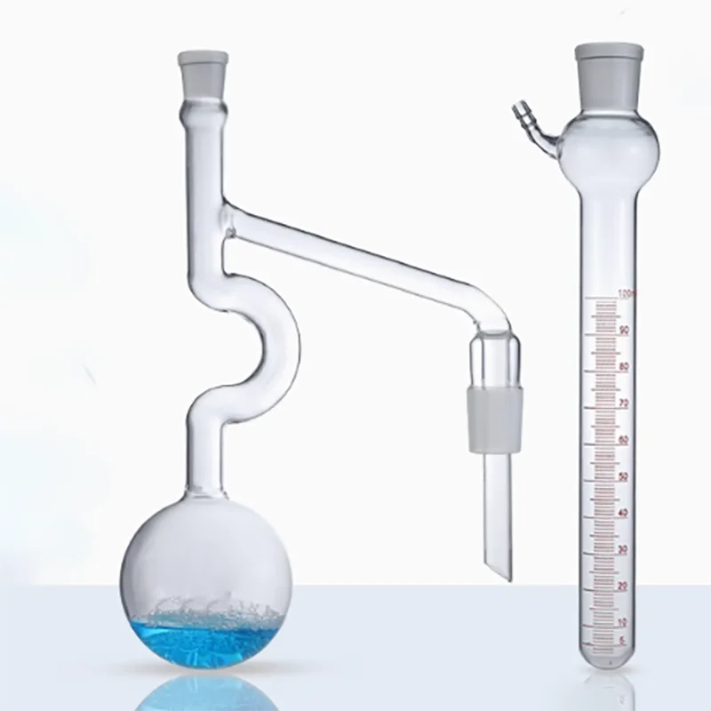 Quartz material 250ml petroleum pressure distillation flask glass distillation range measuring device KS distillation flask
Quartz material 250ml petroleum pressure distillation flask glass distillation range measuring device KS distillation flask