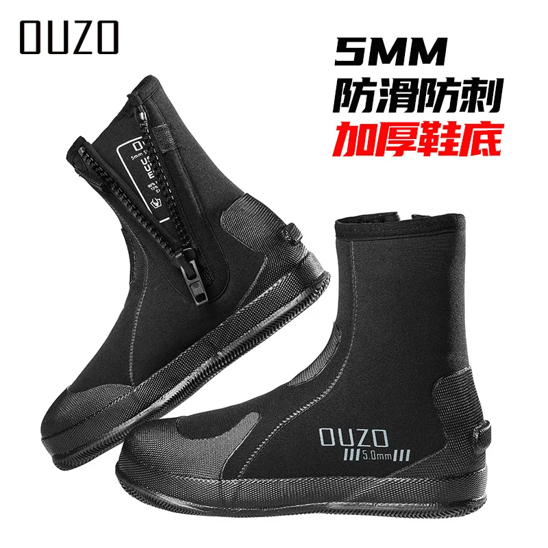 5mm Thick Anti Slip Diving Shoes for Snorkeling Beach Surfing High Top Water Shoes
5mm Thick Anti Slip Diving Shoes for Snorkeling Beach Surfing High Top Water Shoes