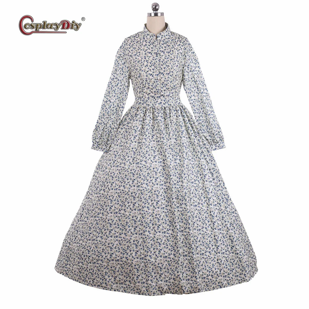 1900s Woman's Dress Medieval Victorian Afternoon Dress Renaissance Retro Floral Dress
1900s Woman's Dress Medieval Victorian Afternoon Dress Renaissance Retro Floral Dress