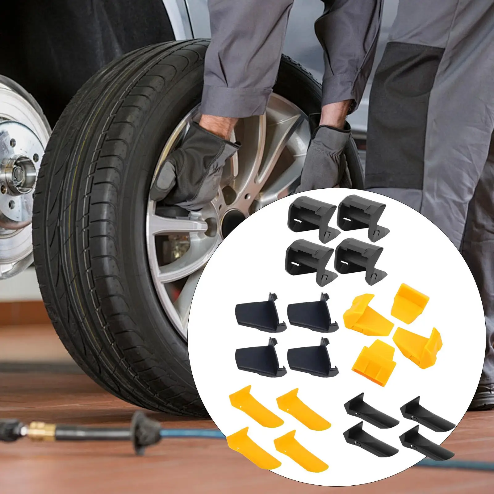 4 защитных чехла для зажимов шиномонтажного станка, легкие и прочные, для защиты дисков, вставные защитные накладки на зажимы
4 защитных чехла для зажимов шиномонтажного станка, легкие и прочные, для защиты дисков, вставные защитные накладки на зажимы