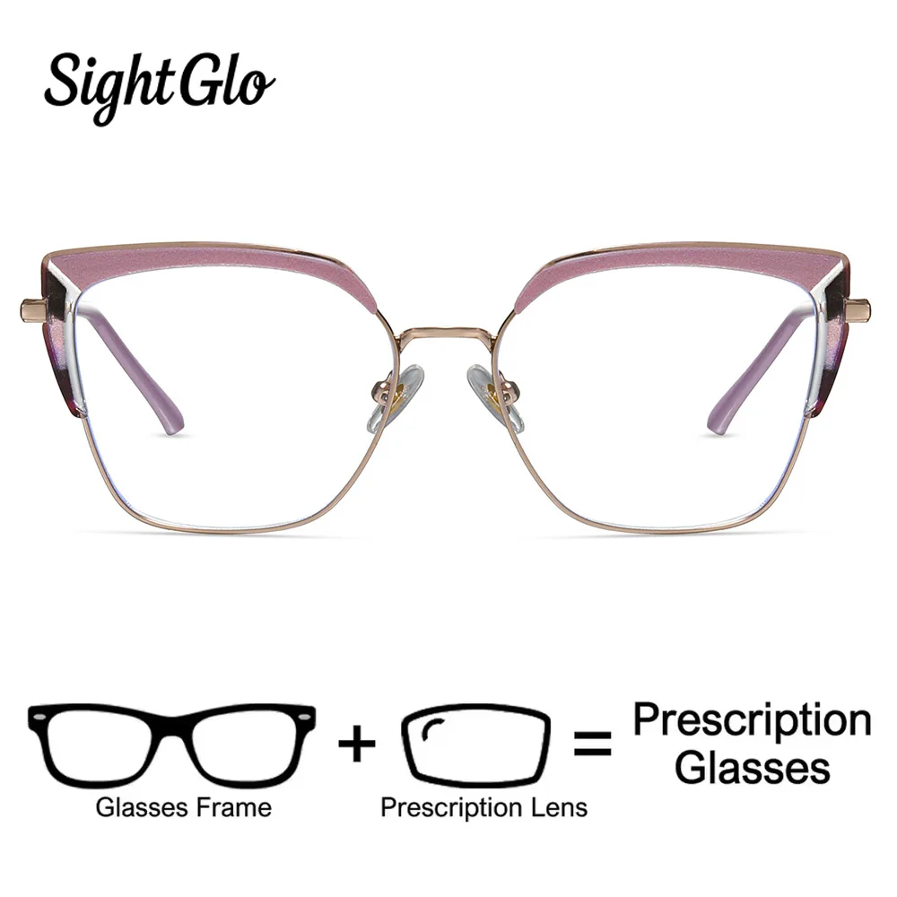 SightGlo Cat Eye Myopia TR90 Bifocal Eyeglasses Women Optical Prescription Glasses Optical Custom Ladies Glasses
SightGlo Cat Eye Myopia TR90 Bifocal Eyeglasses Women Optical Prescription Glasses Optical Custom Ladies Glasses