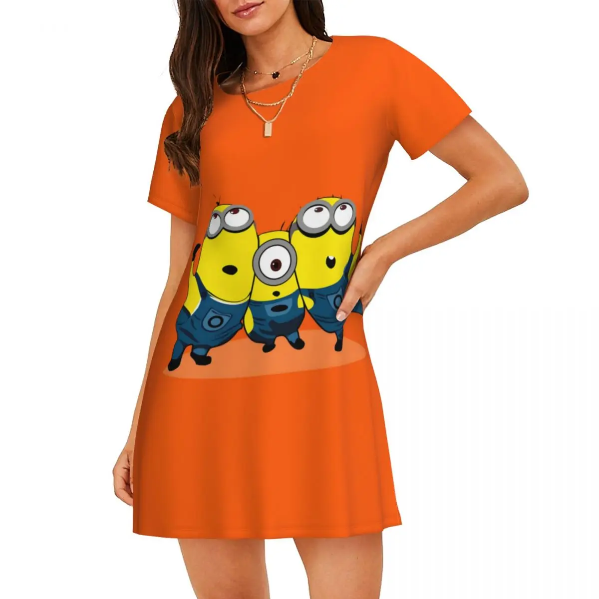 Женская ночная рубашка с коротким рукавом M-Minions на заказ, желтая ночная рубашка в форме капсулы для путешествий, ночная рубашка, одежда для сна с короткими рукавами
Женская ночная рубашка с коротким рукавом M-Minions на заказ, желтая ночная рубашка в форме капсулы для путешествий, ночная рубашка, одежда для сна с короткими рукавами