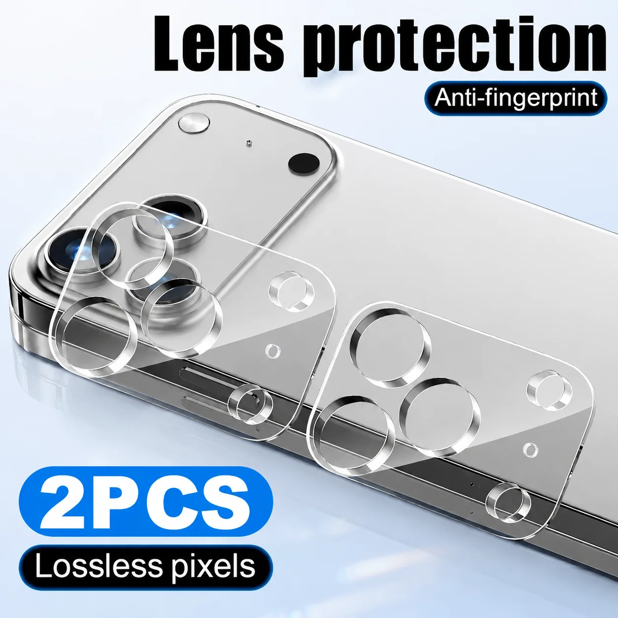2Pcs Ultra Clear Camera Lens Protectors for iPhone 17 16 15 14 Pro Max 13 12 11 Pro Air 16 15 Plus Anti-Scratch Protection Glass
2Pcs Ultra Clear Camera Lens Protectors for iPhone 17 16 15 14 Pro Max 13 12 11 Pro Air 16 15 Plus Anti-Scratch Protection Glass