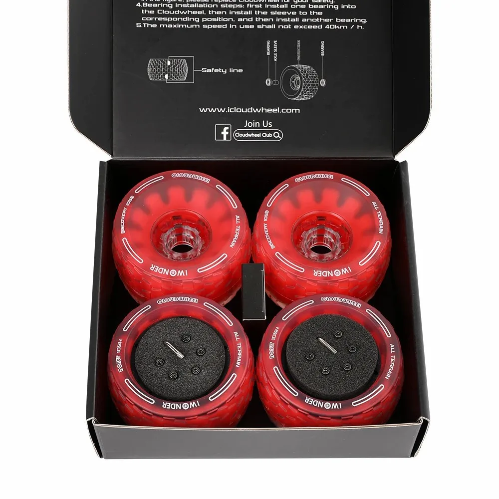 4-Wheeled Scooter Longboard Accessories | High Elastic PU Cloud Wheels & Hubs for Street Road Electric Skateboard Upgrade
4-Wheeled Scooter Longboard Accessories | High Elastic PU Cloud Wheels & Hubs for Street Road Electric Skateboard Upgrade