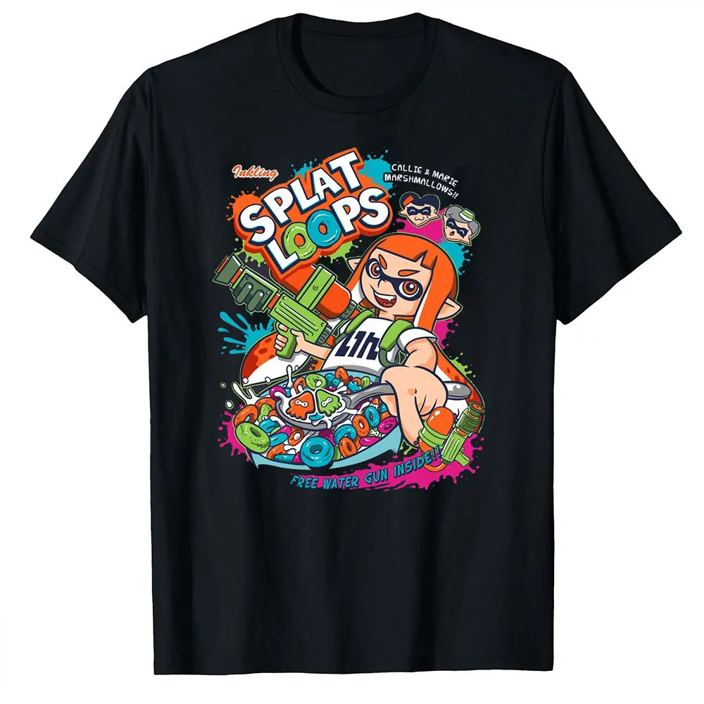 Splat Loops 80s Vintage videogame Splatoon Anime t shirt for men Octopus Graphic Tees Y2k Clothes Cartoon Style Tops All size
Splat Loops 80s Vintage videogame Splatoon Anime t shirt for men Octopus Graphic Tees Y2k Clothes Cartoon Style Tops All size