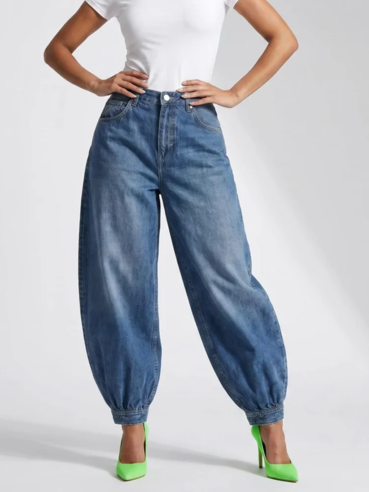 2026 Ropa Y2K New Fashion Washed Blue Baggy Women's Tapered Jeans Pants For Woman Clothing Gothic Pencil Cleanfit Denim Trousers
2026 Ropa Y2K New Fashion Washed Blue Baggy Women's Tapered Jeans Pants For Woman Clothing Gothic Pencil Cleanfit Denim Trousers