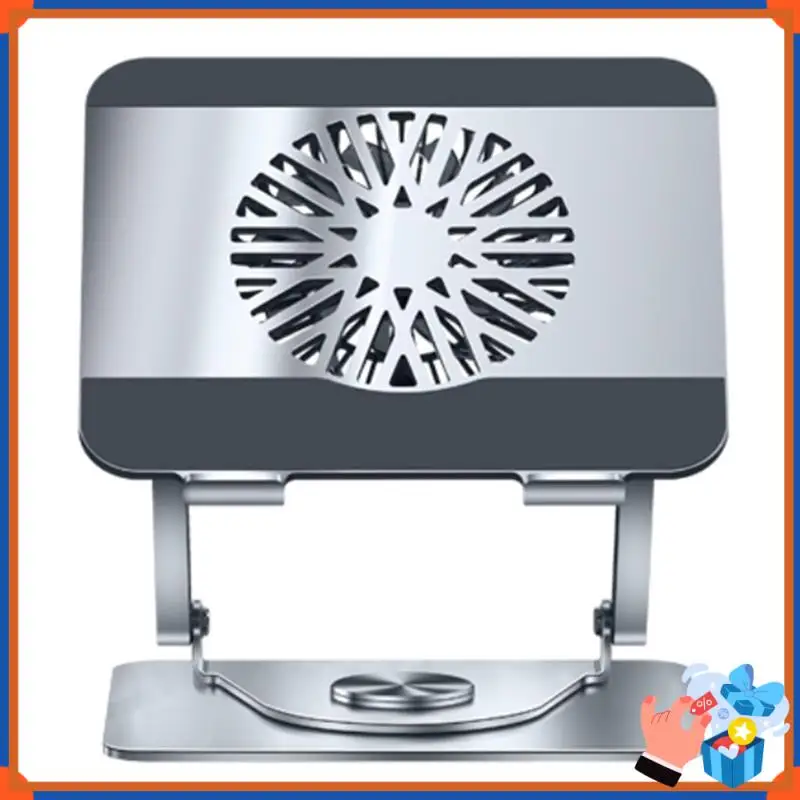 Compact Desktop Notebook Holder 360 Rotation Metal Laptop Stand With Cooling Fan For Gaming, Universal Dual Shaft Paid Stand, Gr
Compact Desktop Notebook Holder 360 Rotation Metal Laptop Stand With Cooling Fan For Gaming, Universal Dual Shaft Paid Stand, Gr