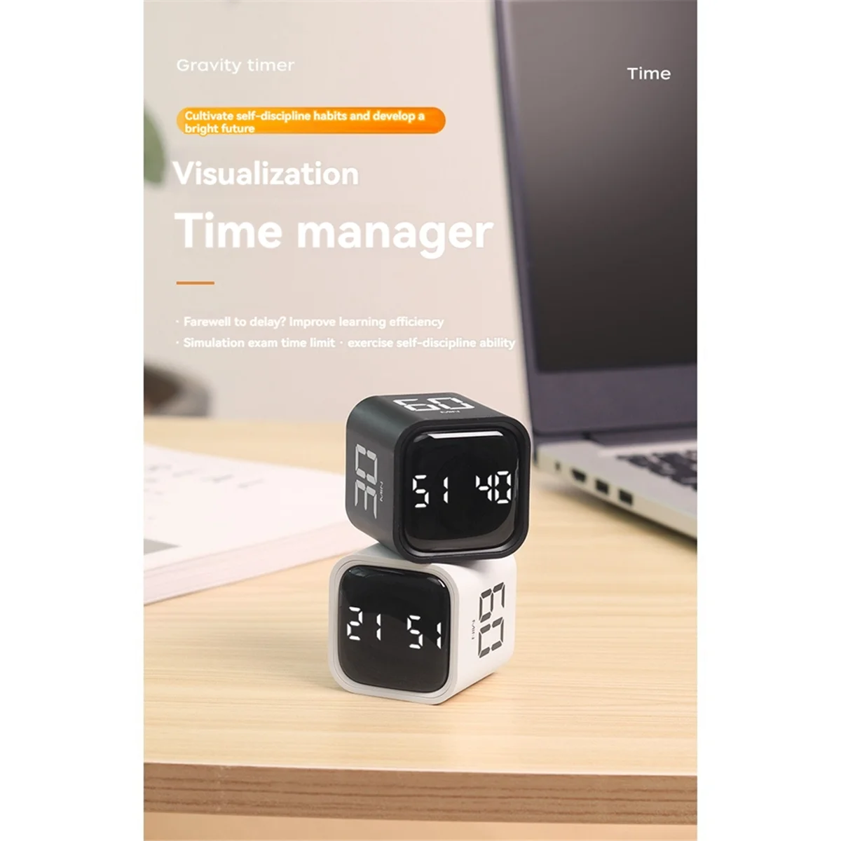 A71P Timer Flip Sensor Cube Timer Countdown&Countup 5/10/30/60min&Custom Timing for Work Learning Kitchen Cooking
A71P Timer Flip Sensor Cube Timer Countdown&Countup 5/10/30/60min&Custom Timing for Work Learning Kitchen Cooking