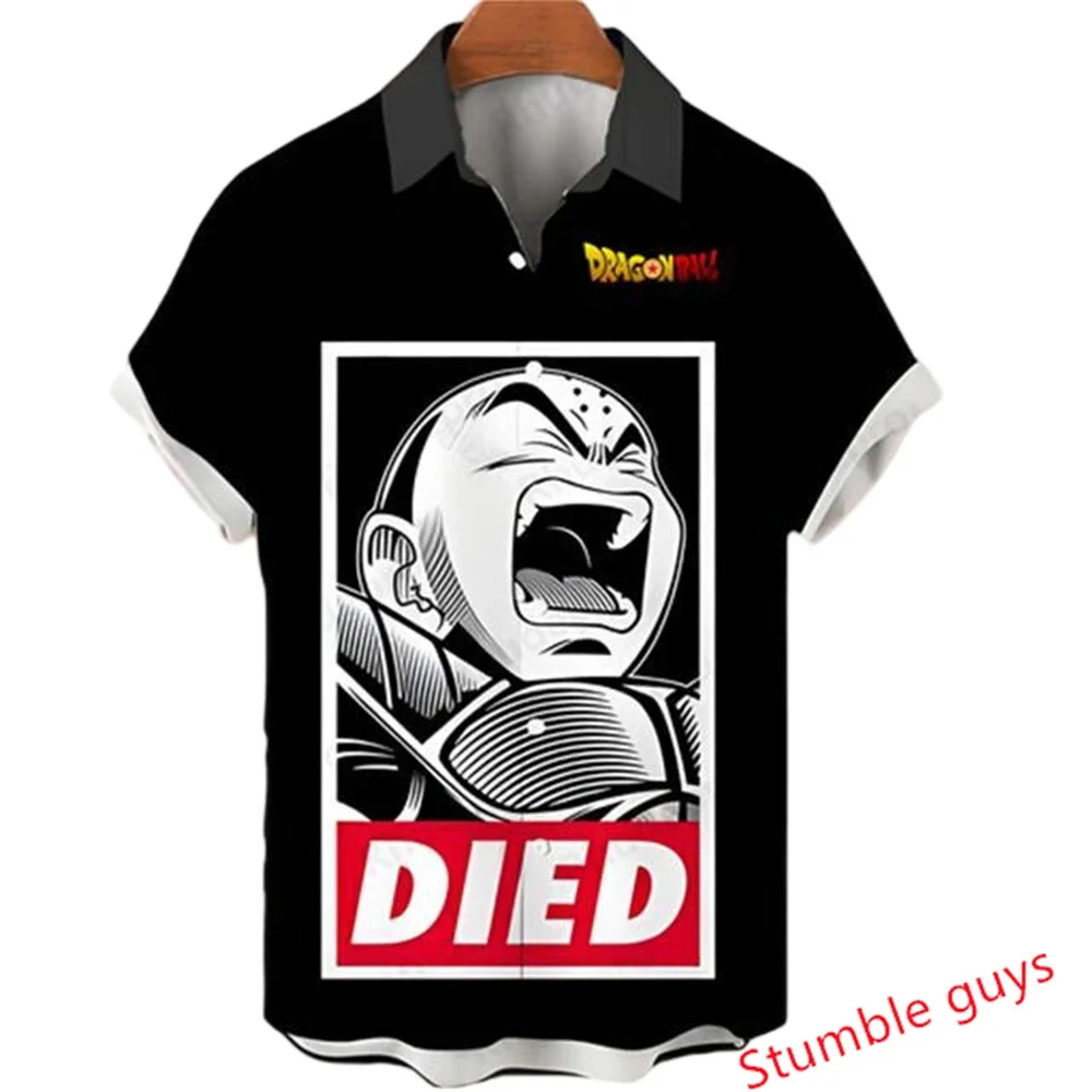 Summer Men's Goku Fashion Super Saiyan Shirt Dragon Ball Shirt Men Anime Clothes Hawaiian Kakarot Vegeta Tops
Summer Men's Goku Fashion Super Saiyan Shirt Dragon Ball Shirt Men Anime Clothes Hawaiian Kakarot Vegeta Tops