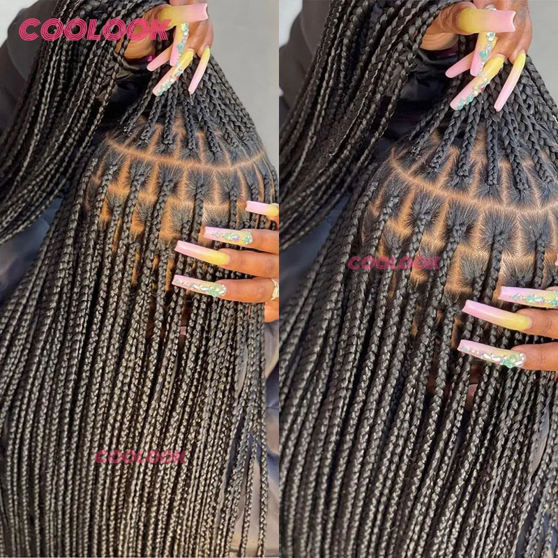 36" Box Braided Wigs Full Lace Frontal Wigs For Women Cornrow Lightweight Braids Lace Wigs Knotless Synthetic Lace Front Wig
36" Box Braided Wigs Full Lace Frontal Wigs For Women Cornrow Lightweight Braids Lace Wigs Knotless Synthetic Lace Front Wig