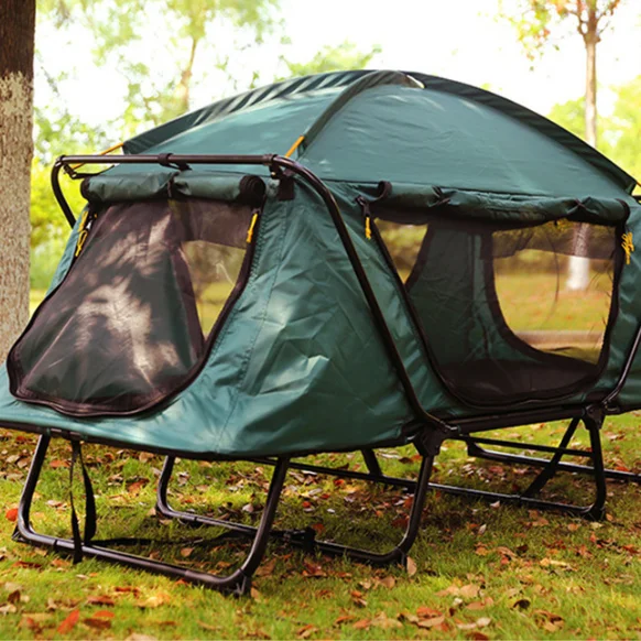 Складная водонепроницаемая палатка-раскладушка для кемпинга на 1-2 человека с кроватью, теплая, отдельно от земли, портативная палатка для рыбалки
Складная водонепроницаемая палатка-раскладушка для кемпинга на 1-2 человека с кроватью, теплая, отдельно от земли, портативная палатка для рыбалки